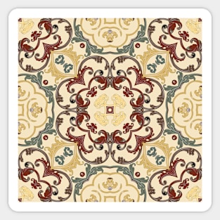 Decorative pattern in Baroque style Sticker